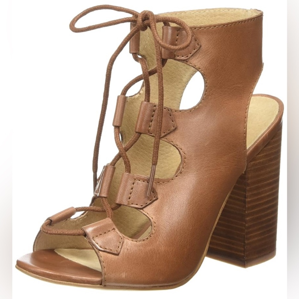 Aldo Tan Gladiator Sandals with Lace-Up Design